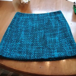 EUC Alice and Olivia teal and black skirt size 6